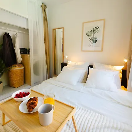 Penthouse 5 Min From The With Balcony And Pool Access Appartement